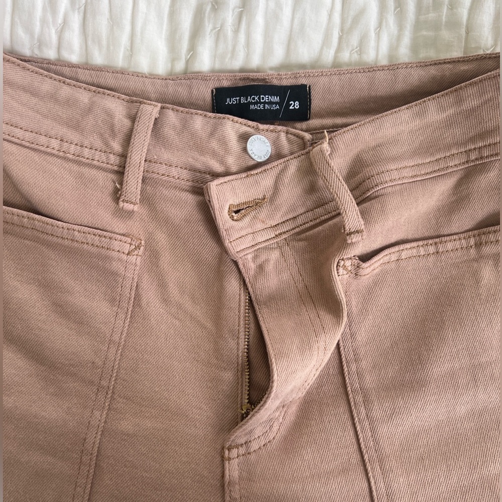 Just Black High-Rise Jeans in Dusty Mauve